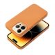 LEATHER MAG COVER   iPhone 16 Plus orange