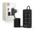 NAPÁJECÍ LIŠTA TECH-PROTECT PC6X6 POWER STRIP 3 USB & 3 TYPE-C & 6 SOCKET 200CM BLACK