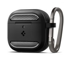 POUZDRO SPIGEN RUGGED ARMOR APPLE AirPODS 4 MATTE BLACK