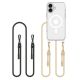 KRYT S ŘEMÍNKEM NA TELEFON / POPRUH NA TĚLO TECH-PROTECT FLEXAir CHAIN MAGSAFE iPhone 16 BLACK & TAUPE