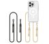 KRYT S ŘEMÍNKEM NA TELEFON / POPRUH NA TĚLO TECH-PROTECT FLEXAir CHAIN MAGSAFE iPhone 16 Pro BLACK & TAUPE
