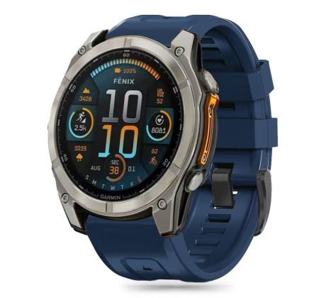 ŘEMÍNEK TECH-PROTECT SILICONE GARMIN FENIX 5X / 5X Plus / 6X / 6X PRO / 7X / 8 (51 mm) NAVY BLUE