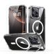 2PACK SET KRYT + OCHRANNÉ SKLO ESR CLASSIC HYBRID KICKSTAND HALOLOCK MAGSAFE & TEMPERED GLASS iPhone 16 Pro CLEAR