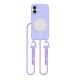 KRYT SE ŠŇŮRKOU/POPRUH NA TĚLO TECH-PROTECT MAGNECKLACE MAGSAFE iPhone 16 LAVENDER