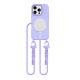 KRYT SE ŠŇŮRKOU/POPRUH NA TĚLO TECH-PROTECT MAGNECKLACE MAGSAFE iPhone 16 Pro Max LAVENDER