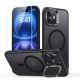 2PACK SET KRYT + OCHRANNÉ SKLO ESR CLASSIC HYBRID KICKSTAND HALOLOCK MAGSAFE & TEMPERED GLASS iPhone 16 FROSTED BLACK