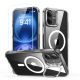 2PACK SET KRYT + OCHRANNÉ SKLO ESR CLASSIC HYBRID KICKSTAND HALOLOCK MAGSAFE & TEMPERED GLASS iPhone 16 Plus CLEAR