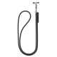 POPRUH PŘES RAMENO/ŠŇŮRKA NA TELEFON TECH-PROTECT C1S ROPE CROSSBODY STRAP BLACK/BLACK