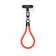 POPRUH NA RUKU/ŠŇŮRKA NA TELEFON TECH-PROTECT C3S ROPE WRIST STRAP NEON ORANGE/BLACK