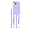KRYT SE ŠŇŮRKOU/POPRUH NA RAMENO/CEZ TĚLO TECH-PROTECT MAGNECKLACE MAGSAFE iPhone 15 LAVENDER