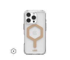 Case (UAG) Urban Armor Gear Plyo s MagSafe iPhone 16 Pro ice / zlatý