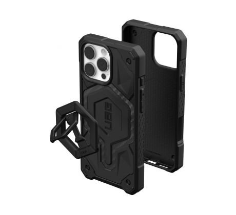 Case (UAG) Urban Armor Gear Monarch Pro MagSafe Bundle and Magnetic Ring Stand  iPhone 16 Pro Max s MagSafe carbon fiber / cerný
