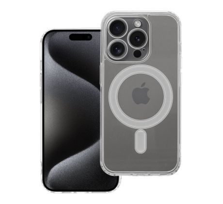 CLEAR MAG COVER  with camera protection s MagSafe  iPhone 15 Pro prusvitný