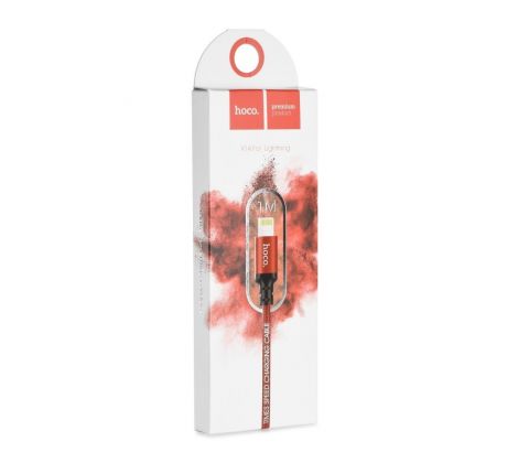 HOCO cable USB A to Lightning X14 1 m cerný cervený