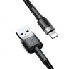 BASEUS cable USB A to Lightning 2A Cafule CALKLF-RV1 3 m cerný zlatý