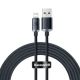 BASEUS cable USB A to Lightning 2,4A Crystal Shine CAJY000101 2 m cerný