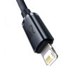 BASEUS cable USB A to Lightning 2,4A Crystal Shine CAJY000101 2 m cerný