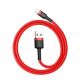 BASEUS cable USB A to Lightning 2,4A Cafule CALKLF-B09 1 m cervený cerný