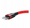 BASEUS cable USB A to Lightning 2,4A Cafule CALKLF-B09 1 m cervený cerný