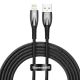 BASEUS cable USB A to Lightning 2,4A Glimmer CADH000301 2 m cerný