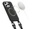 KRYT SE ŠŇŮRKOU/POPRUH NA TĚLO TECH-PROTECT MAGNECKLACE MAGSAFE iPhone 15 Pro BLACK