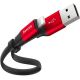 BASEUS cable USB A to Lightning 2A Nimble CALMBJ-B91 0,23 m cerný cervený