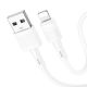 HOCO cable USB A to Lightning 2,4A X83 1 m bílý