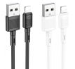 HOCO cable USB A to Lightning 2,4A X83 1 m bílý