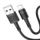HOCO cable USB A to Lightning 2,4A X83 1 m cerný