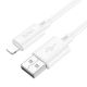 HOCO cable USB A to Lightning 2,4A X88 1 m bílý
