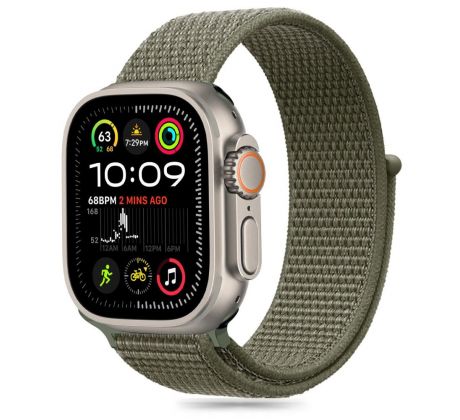 ŘEMÍNEK TECH-PROTECT NYLON APPLE WATCH 6 / 7 / 8 / 9 / 10 / SE / ULTRA 1 / 2 (44 / 45 / 46 / 49 mm) CARGO KHAKI