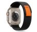 ŘEMÍNEK TECH-PROTECT NYLON STRIPE APPLE WATCH 6 / 7 / 8 / 9 / 10 / SE / ULTRA 1 / 2 (44 / 45 / 46 / 49 mm) BLACK/ORANGE