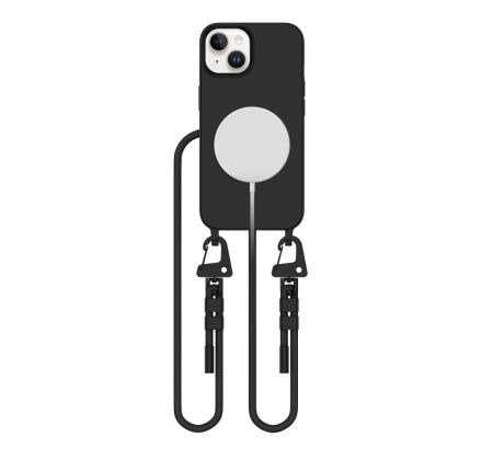 KRYT SE ŠŇŮRKOU/POPRUH NA TĚLO TECH-PROTECT MAGNECKLACE MAGSAFE iPhone 14 BLACK