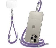 ŠŇŮRKA NA RUKU/PŘES RAMENO SPIGEN UNIVERSAL STRAP SET CROSSBODY & WRIST DEEP PURPLE
