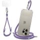 ŠŇŮRKA NA RUKU/PŘES RAMENO SPIGEN UNIVERSAL STRAP SET CROSSBODY & WRIST DEEP PURPLE