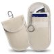 POUZDRO FARADAYA TECH-PROTECT KLR100 POUCH KEYLESS RFID SIGNAL BLOCKER CASE CAFFE LATTE