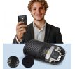 POUZDRO FARADAYA TECH-PROTECT KLR100 POUCH KEYLESS RFID SIGNAL BLOCKER CASE CARBON