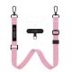 ŠŇŮRKA NA TELEFON/POPRUH TECH-PROTECT C6S ROPE CROSSBODY BABY PINK