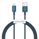 BASEUS cable USB A to Lightning 2,4A Superior CALYS-A03 1 m modrý