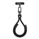 POPRUH NA RUKU/ŠŇŮRKA NA TELEFON TECH-PROTECT C4S ROPE WRIST STRAP BLACK/BLACK