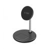 BEZDRÁTOVÁ NABÍJEČKA TECH-PROTECT QI15W-A39 2IN1 MAGNETIC MAGSAFE WIRELESS CHARGER BLACK