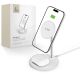 BEZDRÁTOVÁ NABÍJEČKA TECH-PROTECT QI15W-A39 2IN1 MAGNETIC MAGSAFE WIRELESS CHARGER WHITE