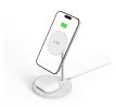 BEZDRÁTOVÁ NABÍJEČKA TECH-PROTECT QI15W-A39 2IN1 MAGNETIC MAGSAFE WIRELESS CHARGER WHITE