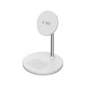 BEZDRÁTOVÁ NABÍJEČKA TECH-PROTECT QI15W-A39 2IN1 MAGNETIC MAGSAFE WIRELESS CHARGER WHITE