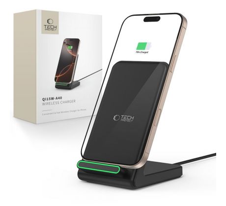 BEZDRÁTOVÁ NABÍJEČKA TECH-PROTECT QI15W-A40 WIRELESS CHARGER BLACK