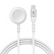 NABÍJEČKA TECH-PROTECT MC01 ULTRABOOST MAGNETIC CHARGER TYPE-C CABLE 120CM APPLE WATCH WHITE