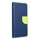 FANCY Book   Samsung Galaxy A16 tmavemodrý / žlutý limetkový