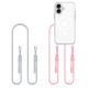 KRYT TECH-PROTECT FLEXAir CHAIN MAGSAFE iPhone 16 GREY & PINK