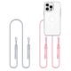 KRYT TECH-PROTECT FLEXAir CHAIN MAGSAFE iPhone 16 Pro GREY & PINK