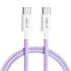KABEL TECH-PROTECT ULTRABOOST LITE TYPE-C CABLE PD60W/3A 100CM MAUVE